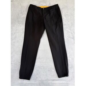 Avalon Men Players Jogger Pants 34-R Black Ankle Zip Golf Pants Athletic Active
